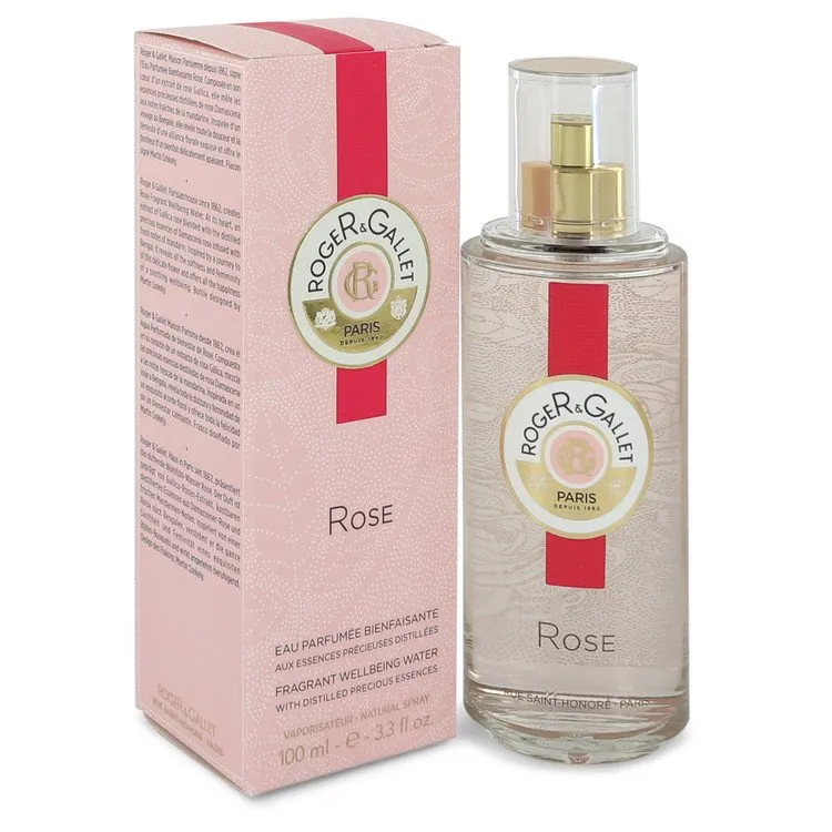 Rose Perfume By Roger & Gallet 3.3 oz Fragrant Wellbeing Water Spray Rose Perfume By Roger & Gallet 3.3 oz Fragrant Wellbeing Water Spray
