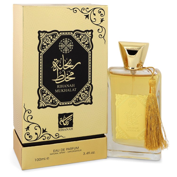 Rihanah Mukhalat Perfume By Rihanah 3.4 oz Eau De Parfum Spray (Unisex) Rihanah Mukhalat Perfume By Rihanah 3.4 oz Eau De Parfum Spray (Unisex)
