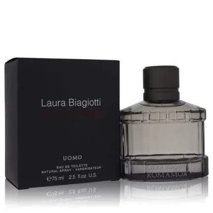 Laura Biagiotti Romamor Uomo Cologne 2.5 oz Eau De Toilette Spray