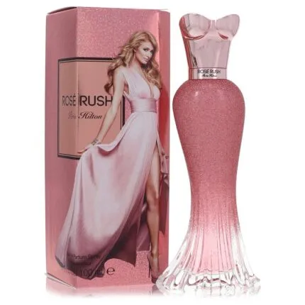 Paris Hilton Rose Rush Perfume 3.4 oz Eau De Parfum Spray