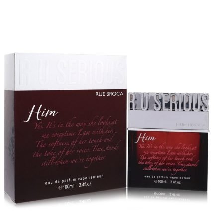 Rue Broca R U Serious Him Cologne 3.4 oz Eau De Parfum Spray