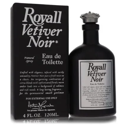 Royall Fragrances Vetiver Noir Cologne 4 oz Eau de Toilette Spray