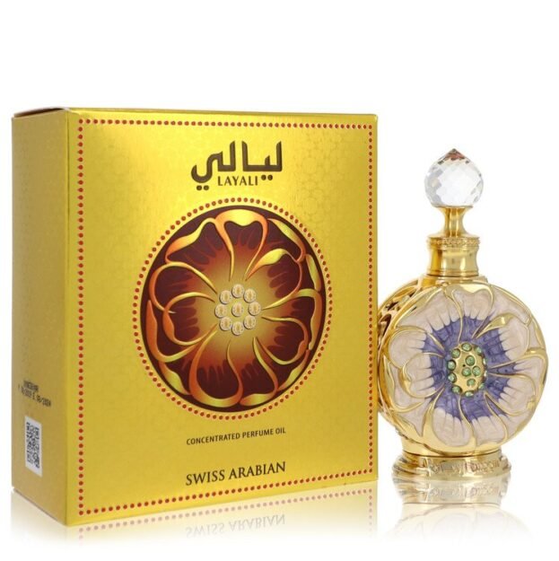 Layali Perfume By Swiss Arabian 0.5 oz Concentrated Perfume Oil