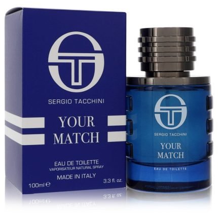 Sergio Tacchini Your Match Cologne 3.3 oz Eau De Toilette Spray