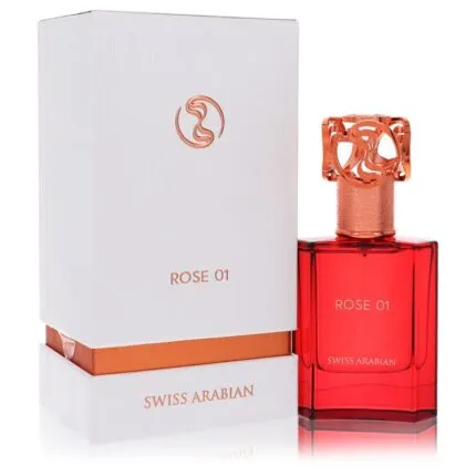 Rose 01 Cologne By Swiss Arabian 1.7 oz Eau De Parfum Spray (Unisex)