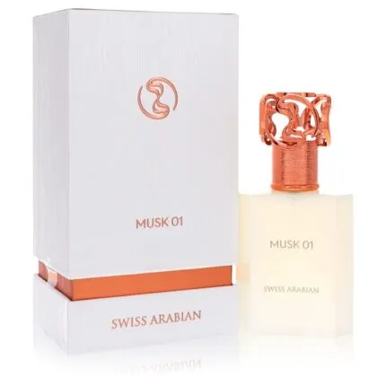 Musk 01 Cologne By Swiss Arabian 1.7 oz Eau De Parfum Spray (Unisex)