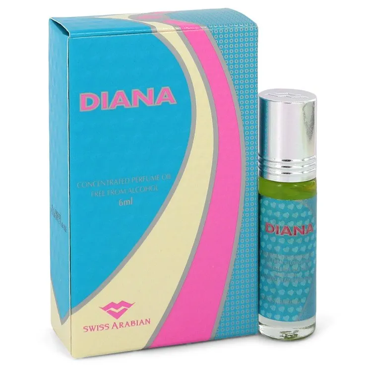 Diana Perfume By Swiss Arabian 0.2 oz Concentrated Perfume Oil Free from Alcohol (Unisex)