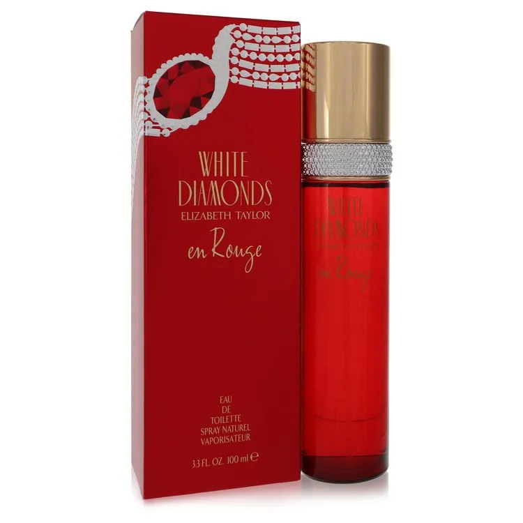 Elizabeth Taylor White Diamonds En Rouge Perfume 3.3 oz Eau De Toilette Spray