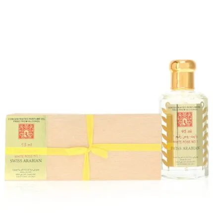 White Rose No 1 Perfume By Swiss Arabian 3.21 oz Concentrated Perfume Oil Free From Alcohol (Unisex)