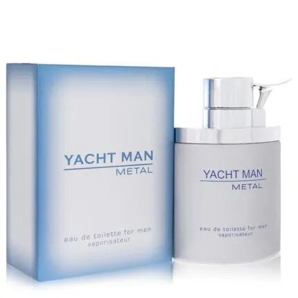 Myrurgia Yacht Man Metal Cologne 3.4 oz Eau De Toilette Spray
