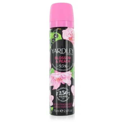 Yardley London Blossom & Peach 2.6 oz Body Fragrance Spray
